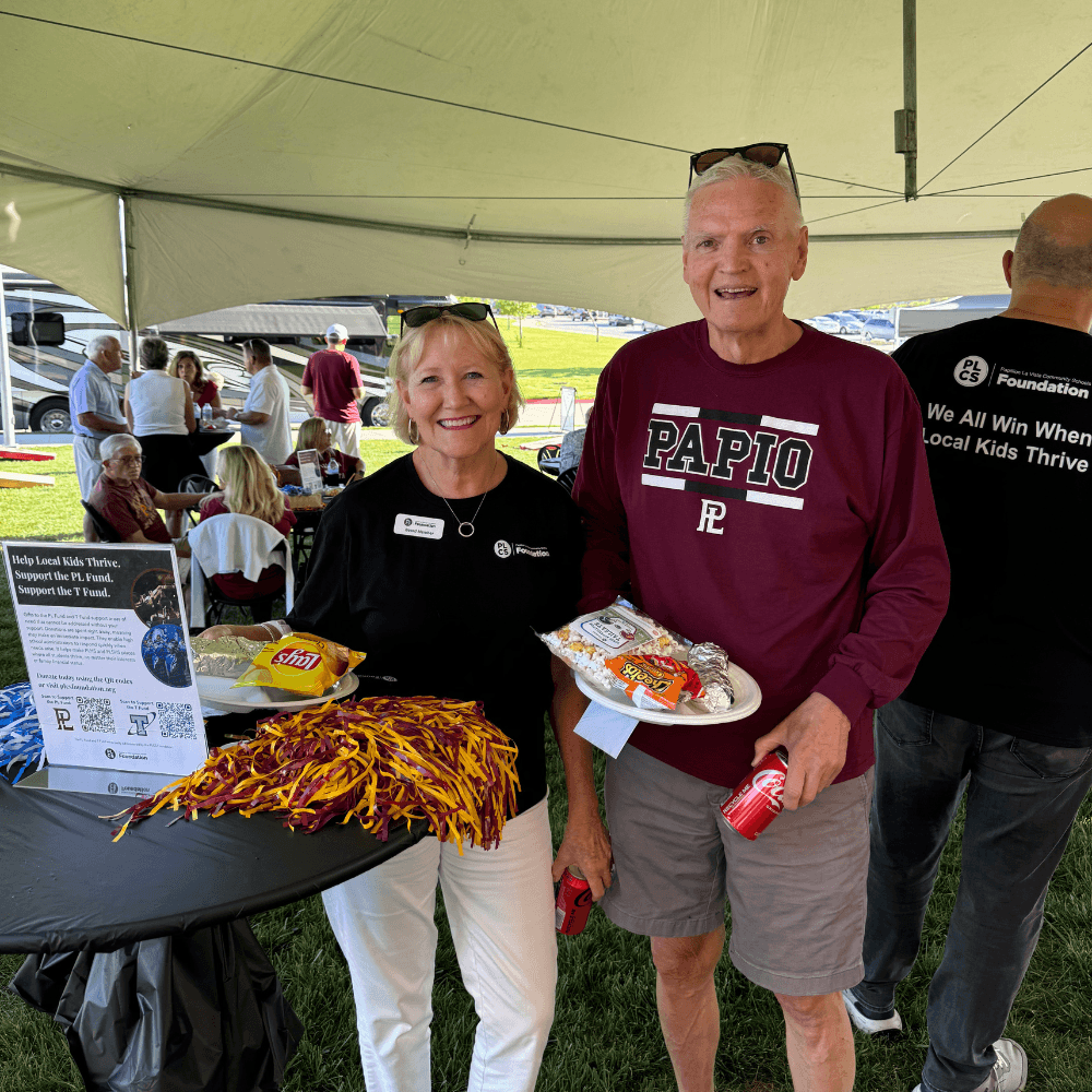 Donors at a PLCS Foundation tailgate event