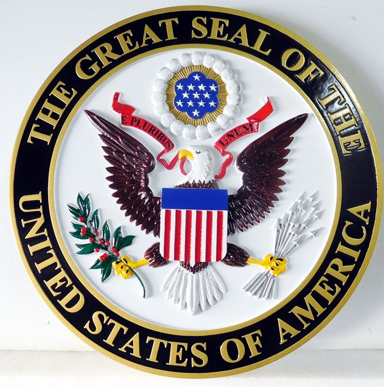 EA--3010 - Great Seal of the United States on Sintra Board
