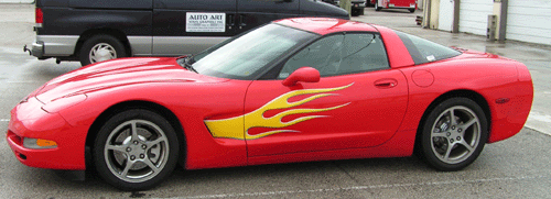 Corvette Flames