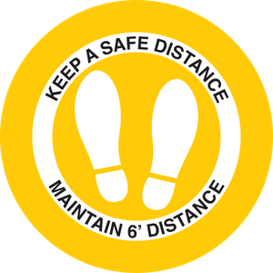 Maintain 6' Distance