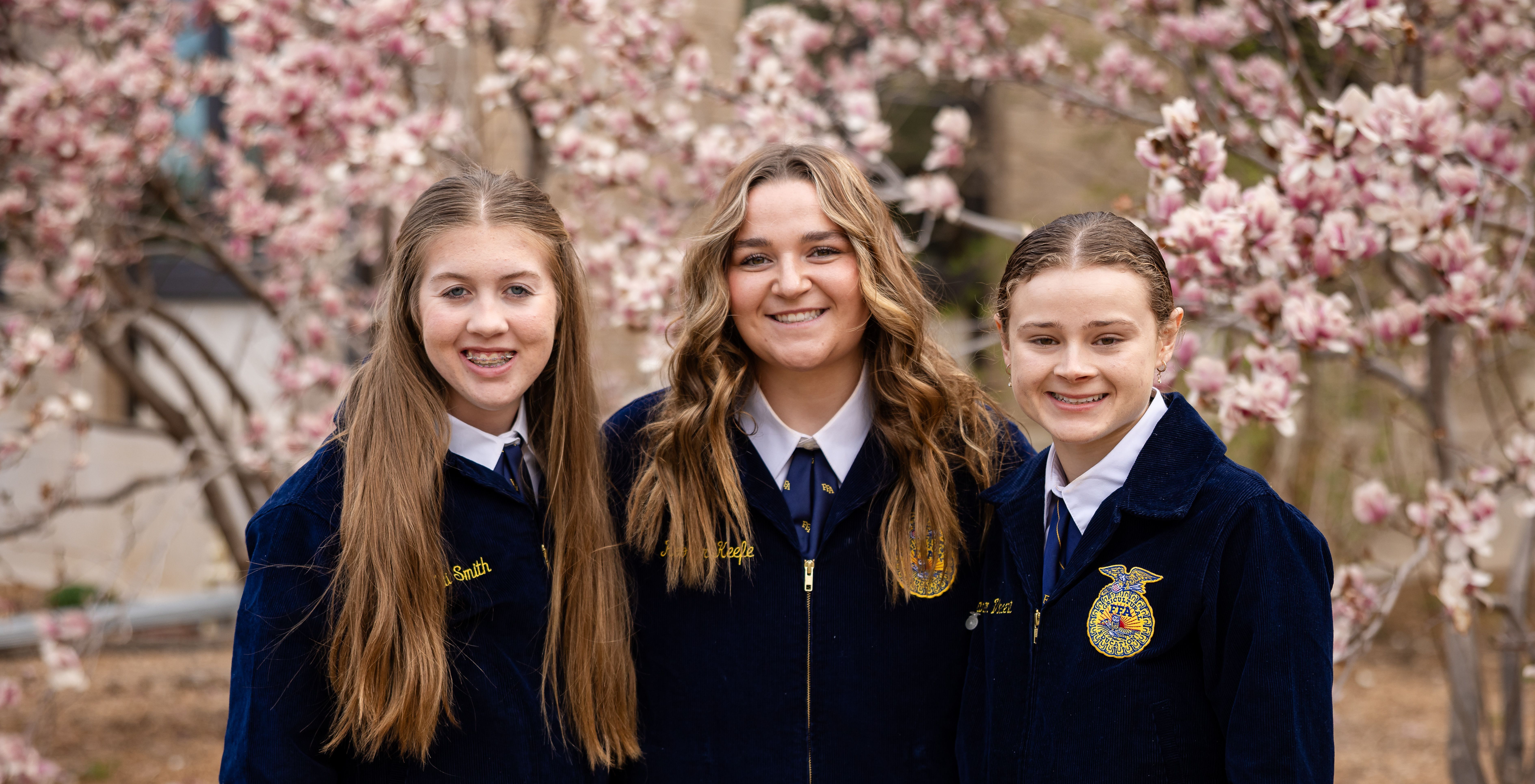 Three FFA members during Nebraska State Convention
