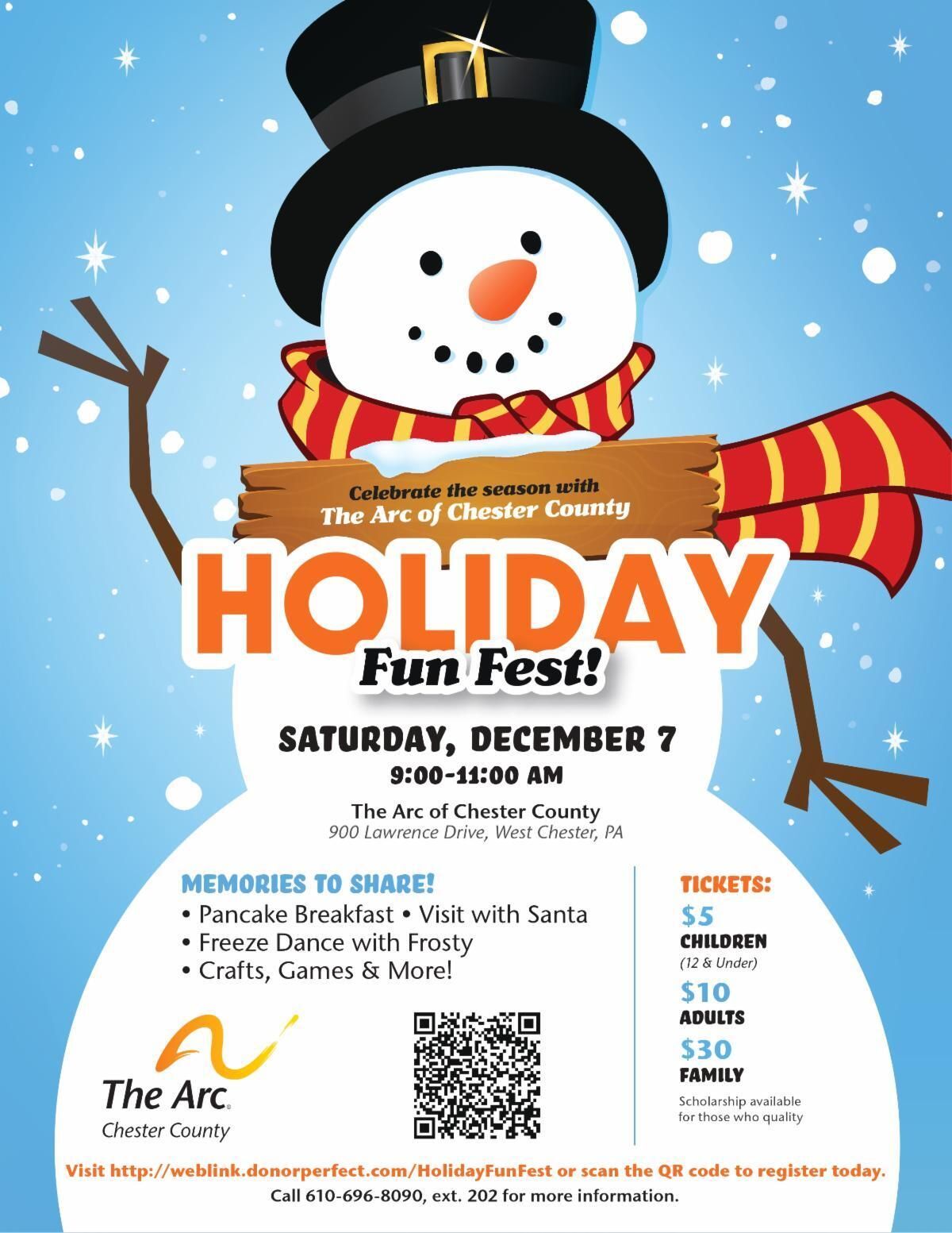 The Arc of Chester County Brings Inclusive Joy at Holiday Fun Fest: Tickets on Sale NOW!