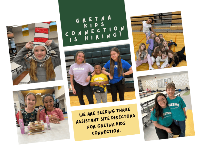 Gretna Kids Connection is Hiring!