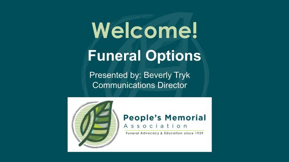 Funeral Options