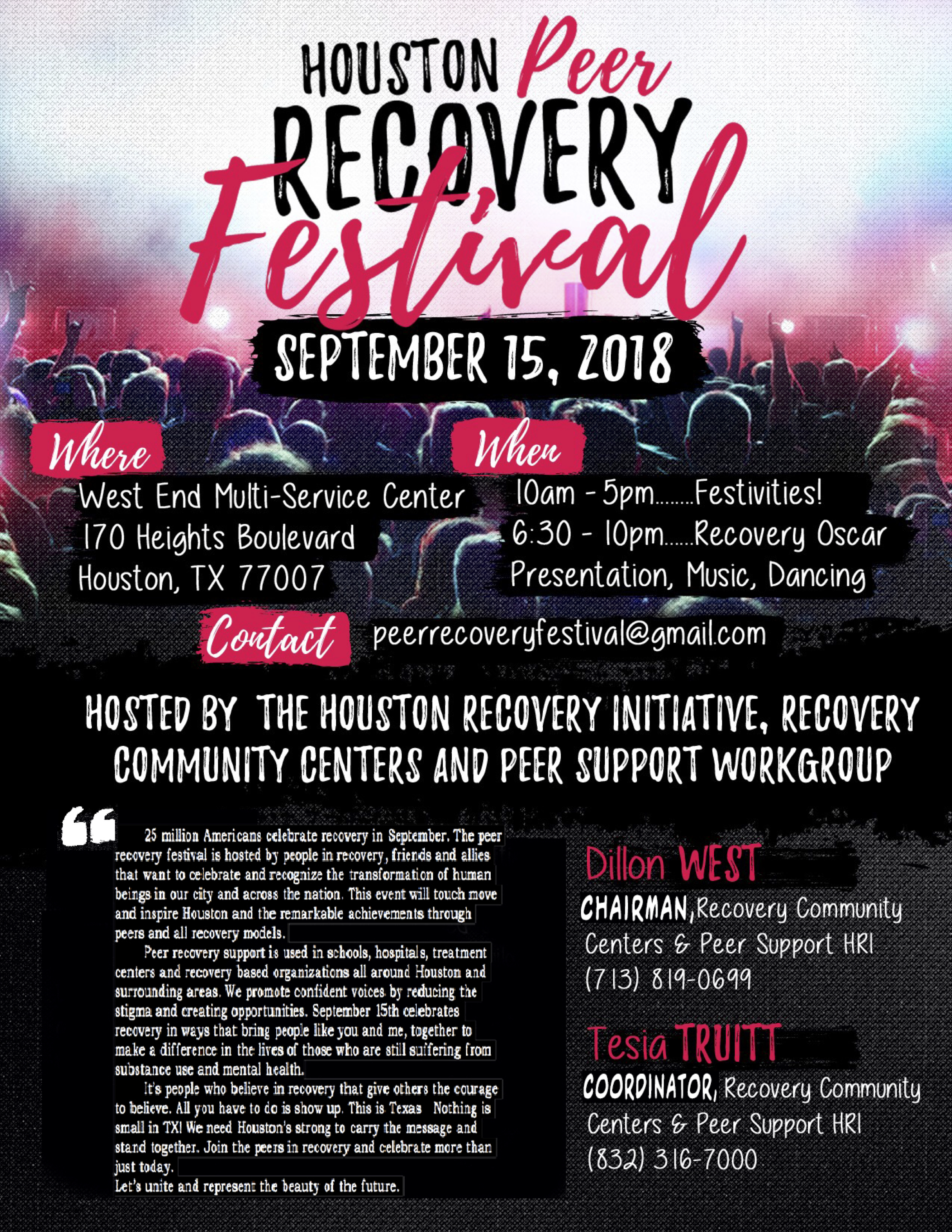 Peer Recovery Festival 2018