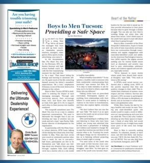 Boys to men Tucson:  Providing a Safe Space