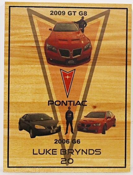 SA28530A - Carved and Sandblasted Wood Grain Sign for "Luke Brynds 20"