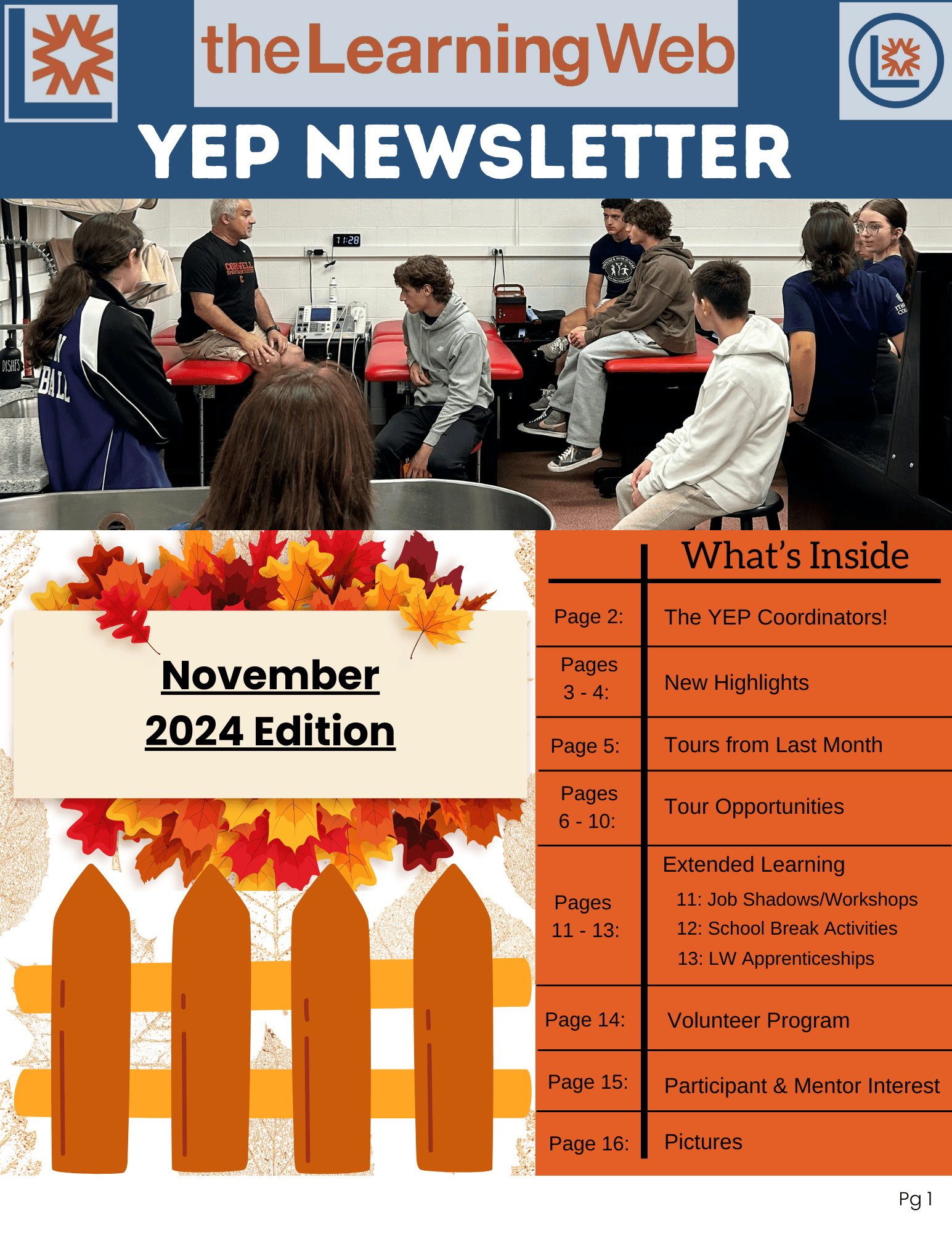 November YEP Newsletter