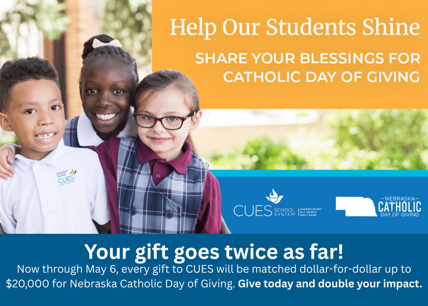 CUES: Nebraska Catholic Day of Giving