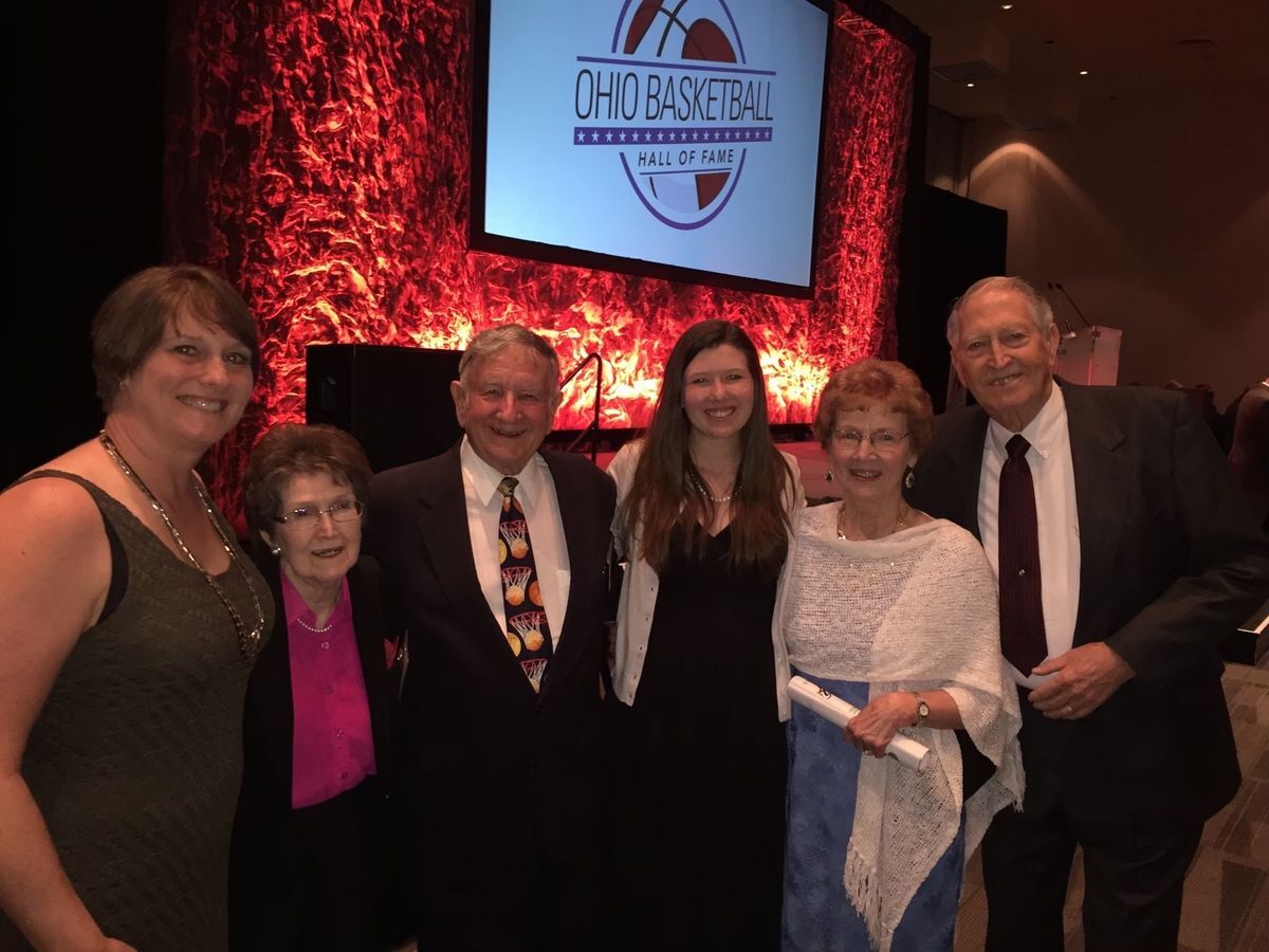 Doc and three generations of his family attend our Induction Ceremonies.