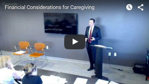 Financial Considerations of Caregiving - Video
