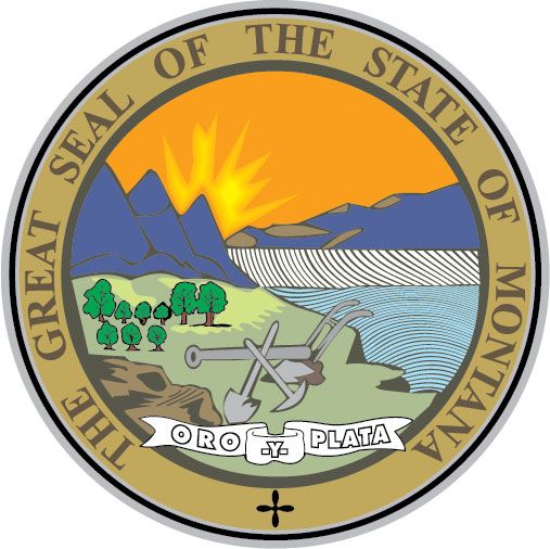 W32311 - Seal of the State of  Montana Wall  Plaque (Version 2)