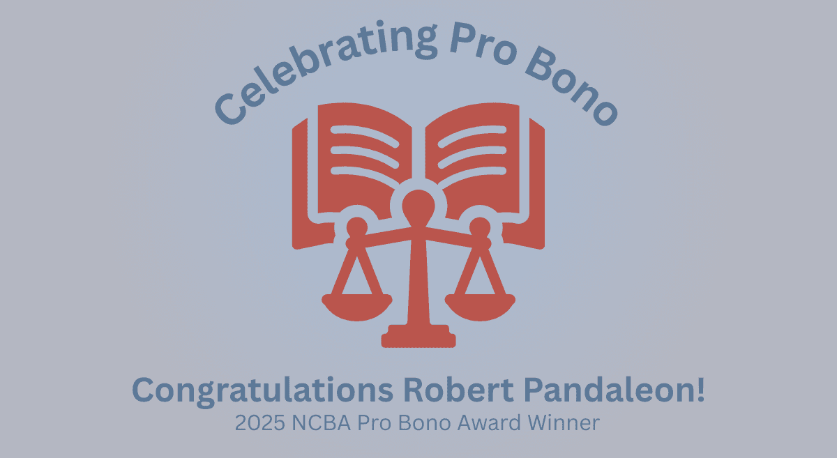 NPLS Pro Bono Attorney Robert Pandaleon Honored
