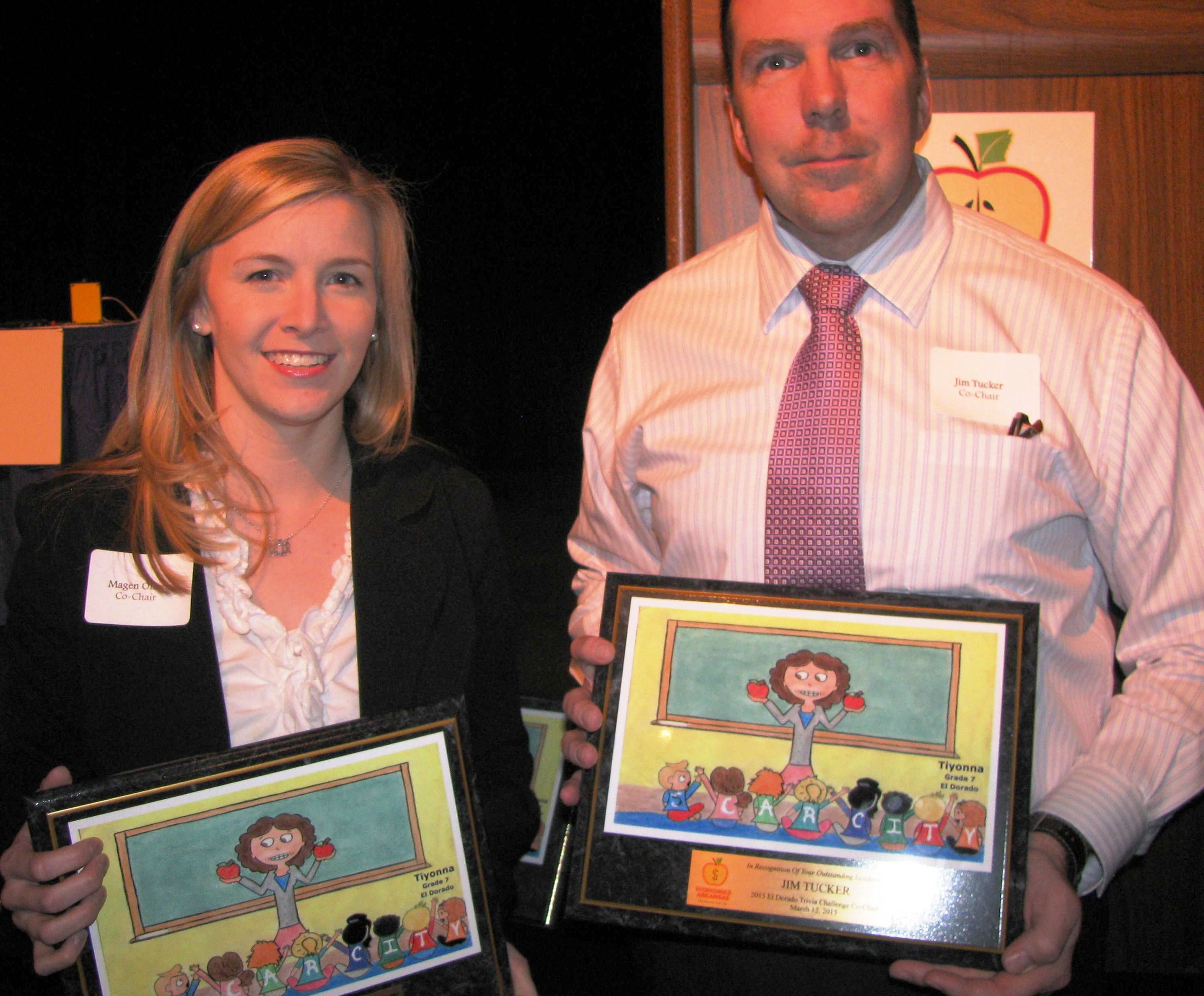 Magen Olive and Jim Tucker, co-chairs