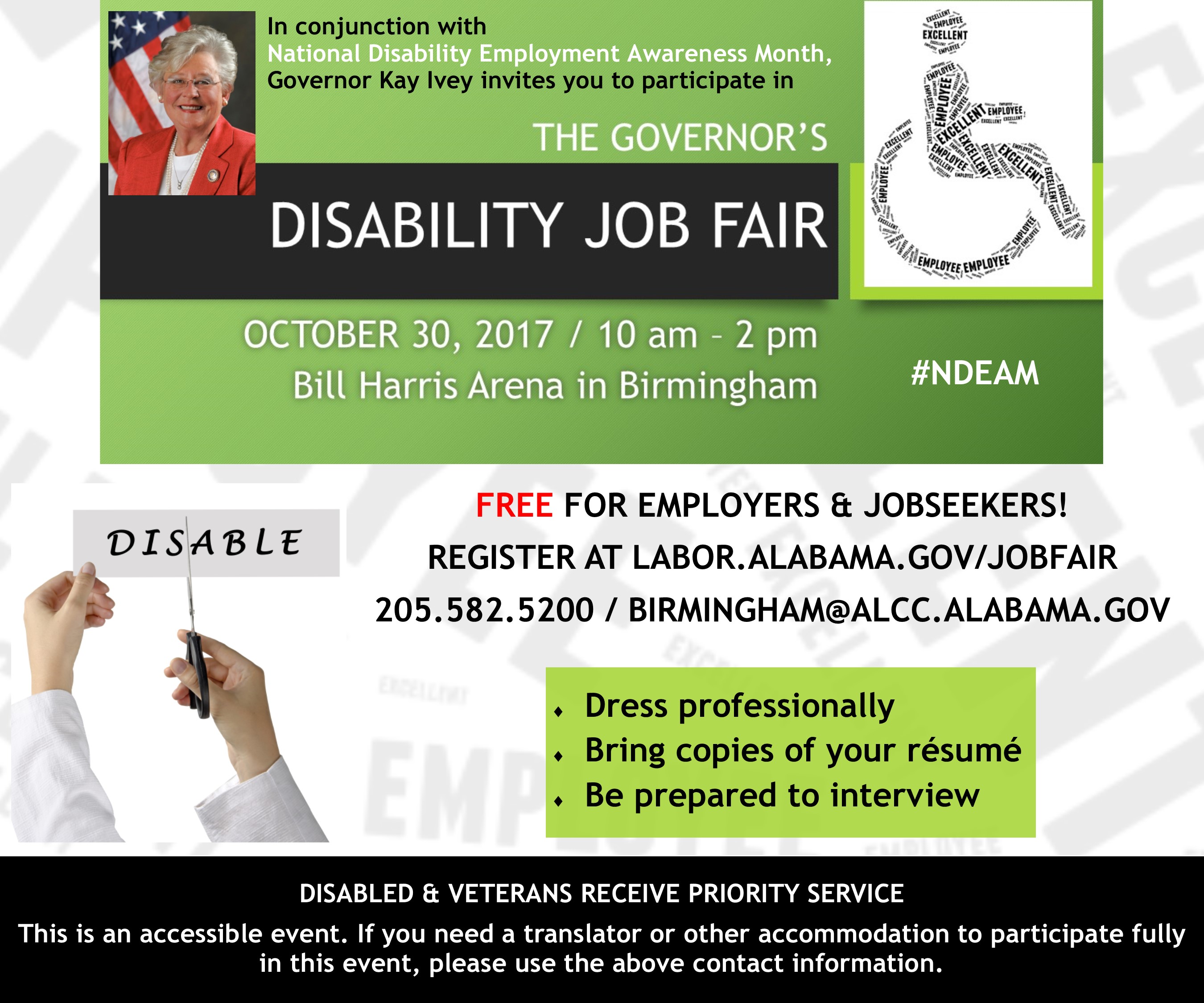 The Governor's Disability Job Fair