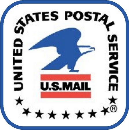 U30508 - US Postal Service Logo Carved Wood Wall Plaque
