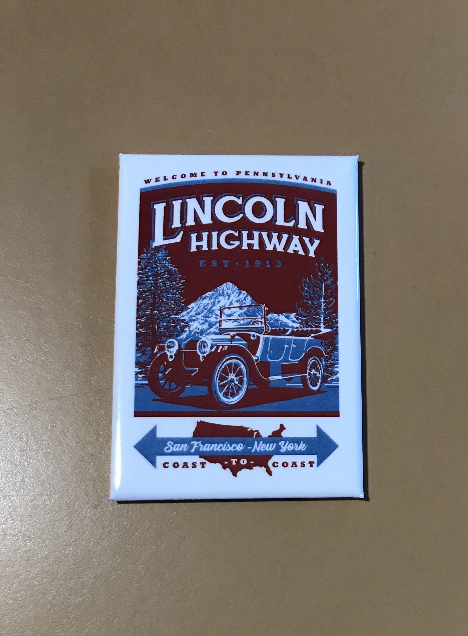 Lincoln Highway Magnet