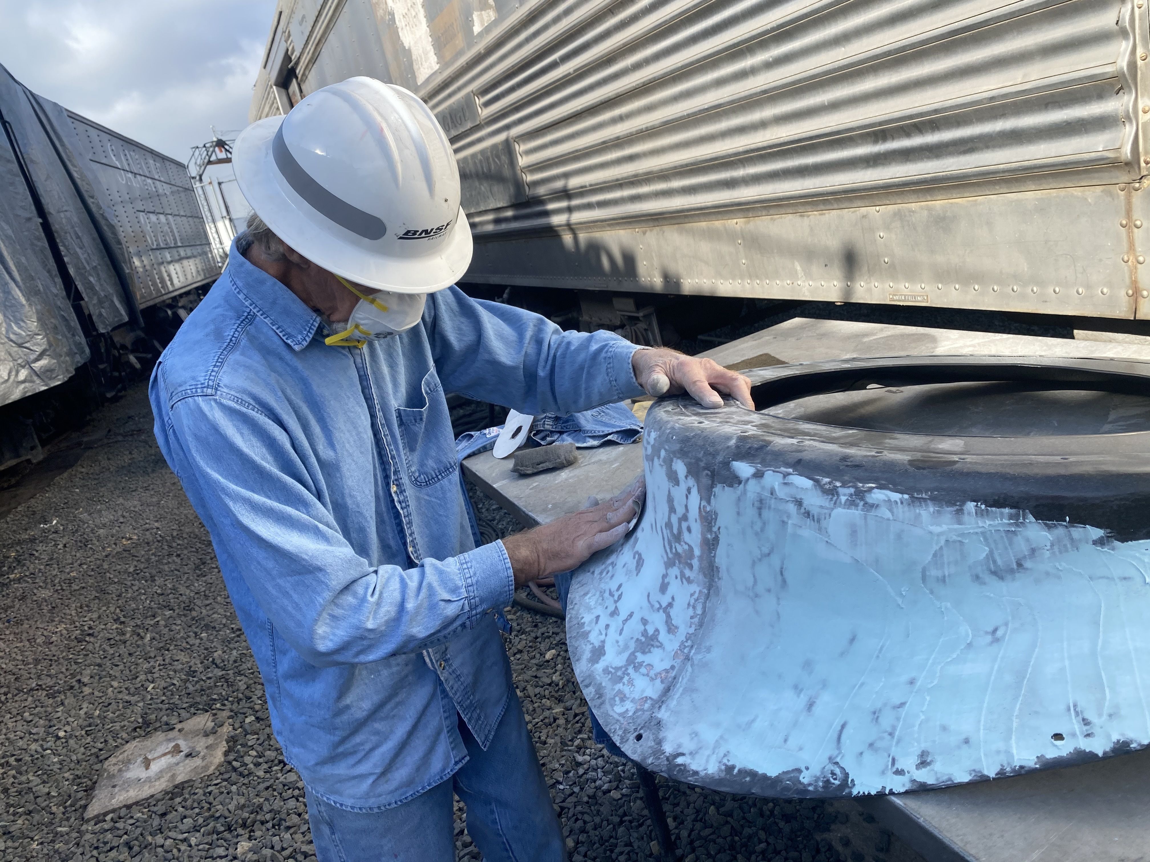 Repairing Steam Dome Section