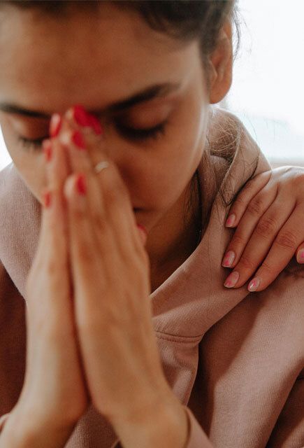 Woman praying