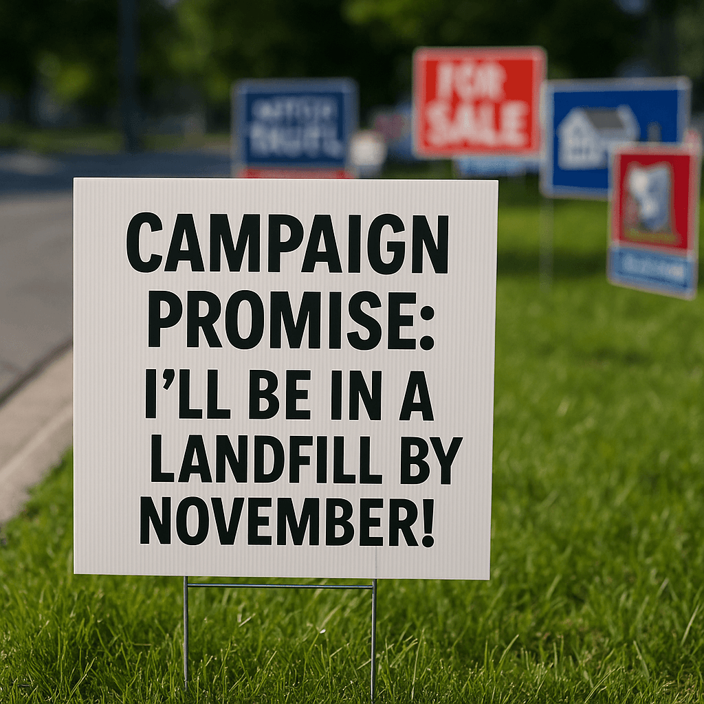 lawn sign