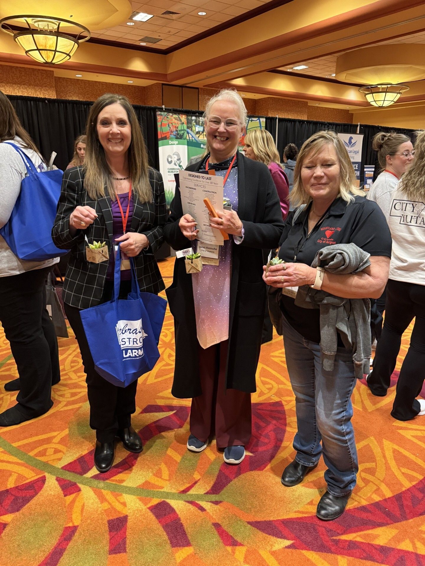 We always enjoy giving clerks a plant at the Clerks' School!