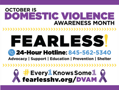 Domestic Violence Awareness Lawn Signs - Get Yours Today With a $25 Donation