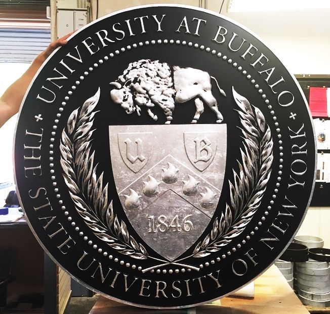 MS6020 - Seal of the State University of New York at Buffalo, 3-D