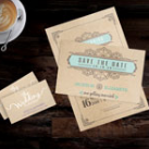 Brown Craft Business Cards