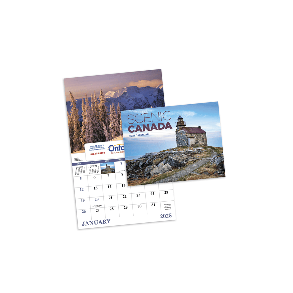 Scenic Canada Window Calendar