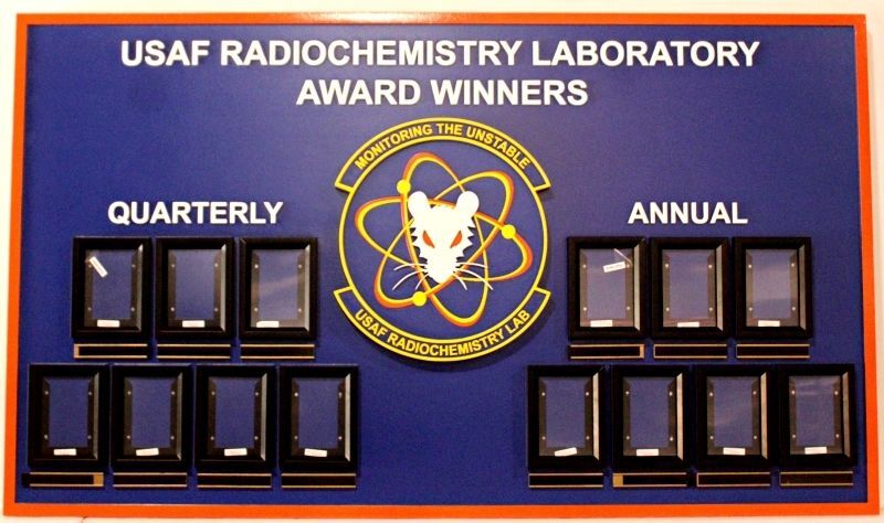 LP-7314 - USAF Radiochemistry Laboratory Award Winners Display Board