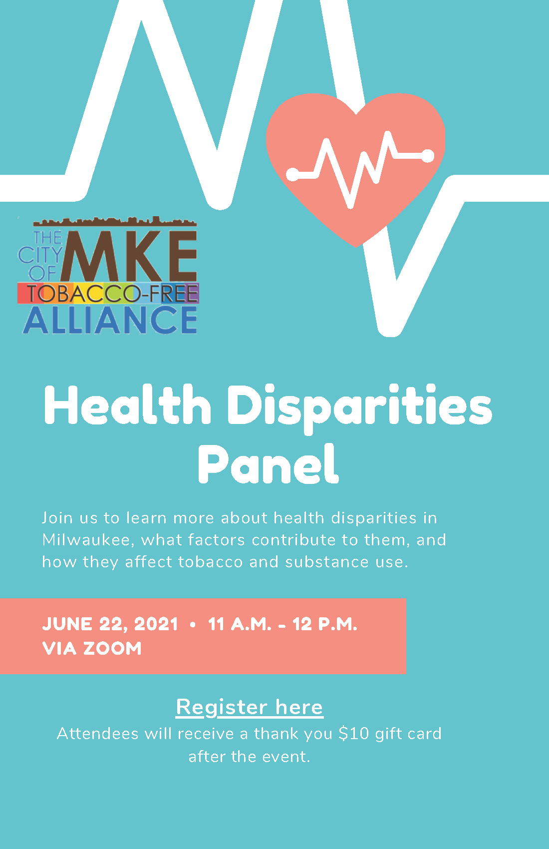 health disparities panel flyer