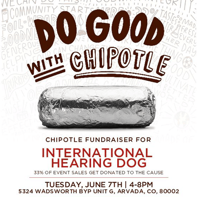 Dine for the Dogs - Chipotle Fundraiser!