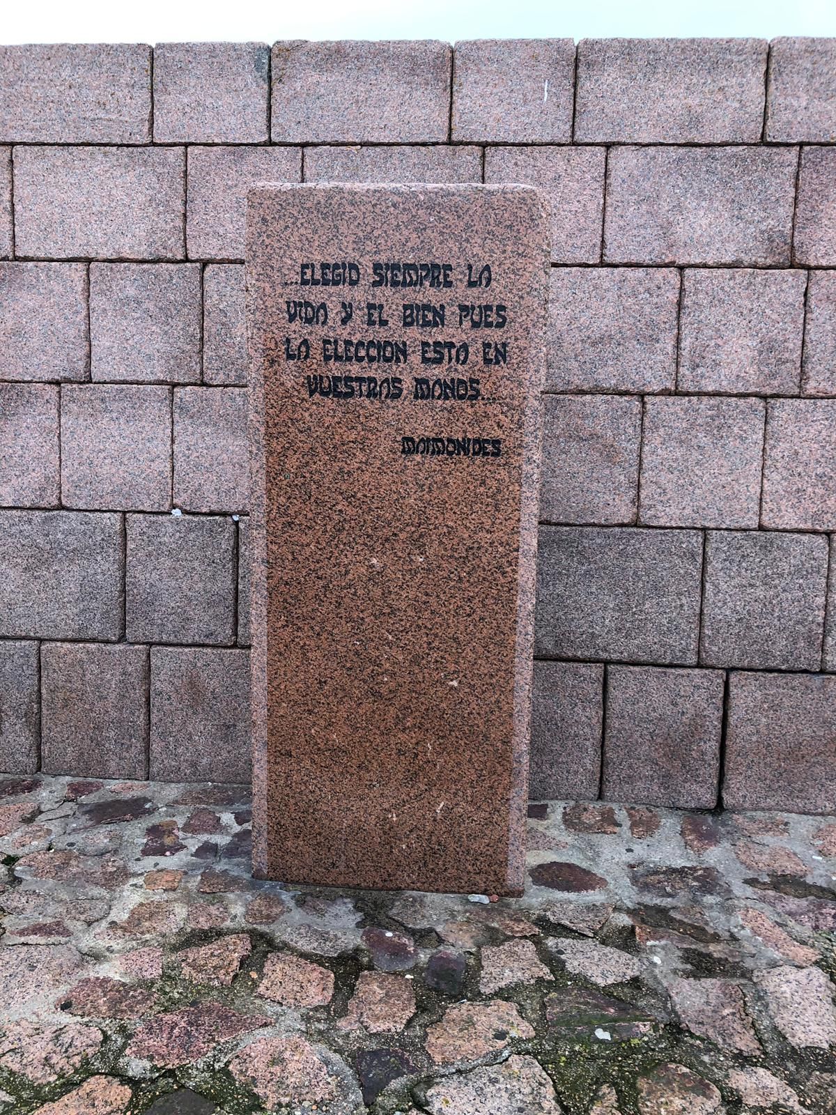 Maimonides Quote Stone