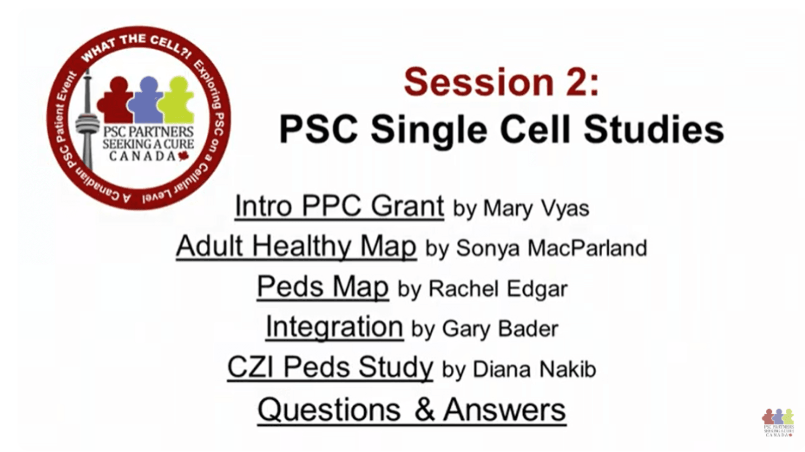 What the Cell?! Session 2: PSC Single Cell Studies