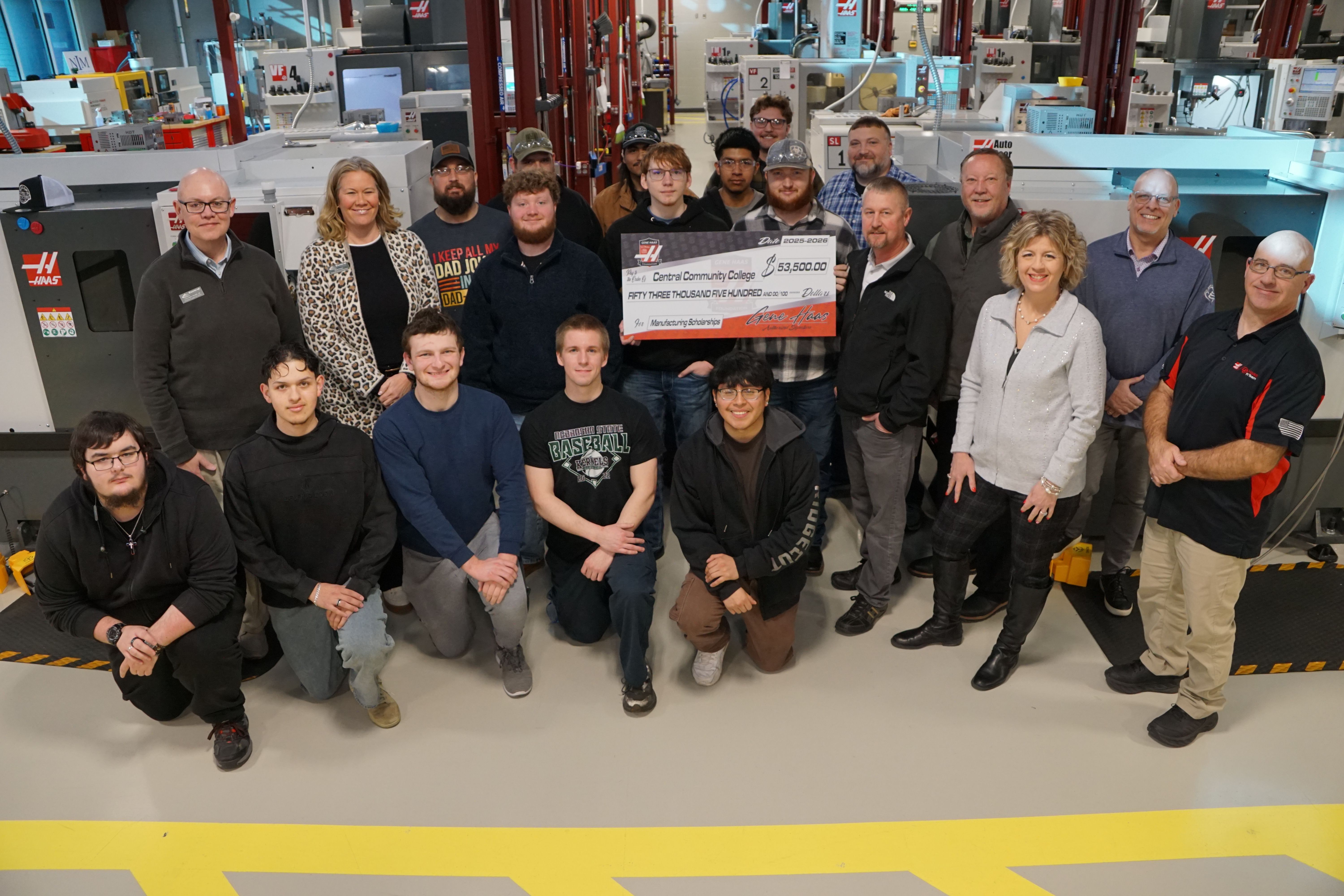 Gene Haas Foundation awards $53,500 to Central Community College