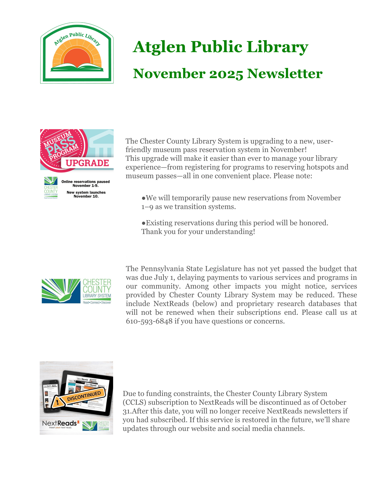 Museum Passes and Mobile Hotspots are now available through LibCal