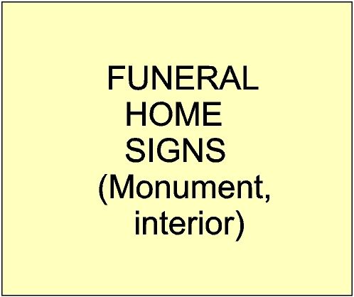 1. - GC16100 - Funeral Home Entrance Signs