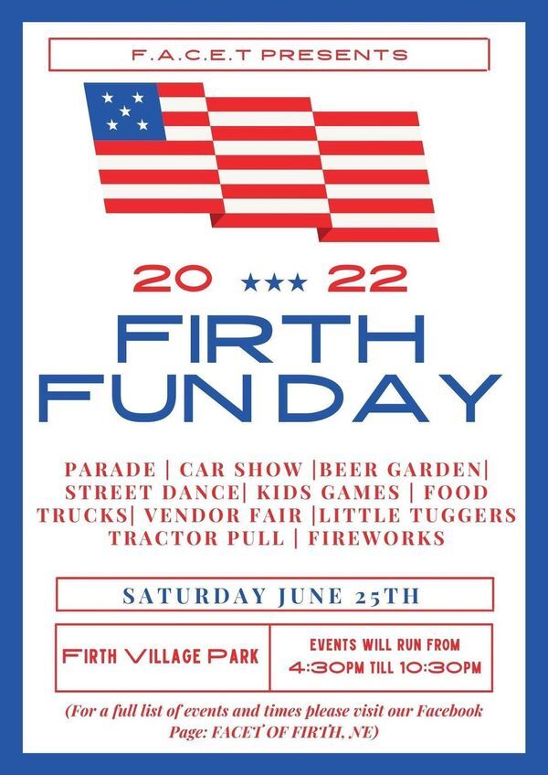 Event Calendar News & Events Village of Firth