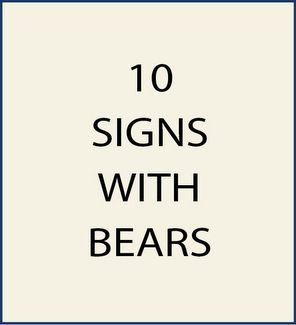 10. M22850 - Signs with Bears