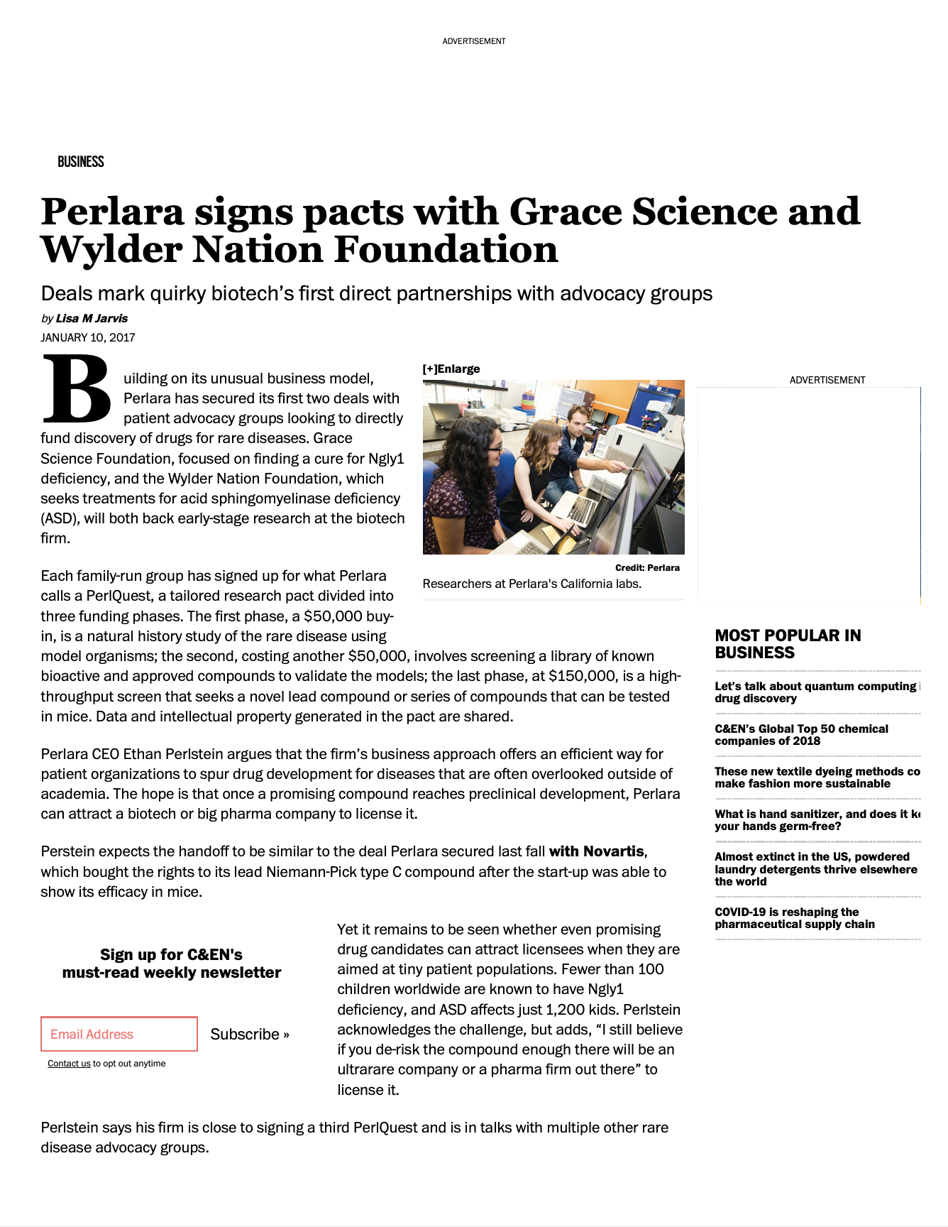 Perlara signs pacts with Grace Science and Wylder Nation Foundation