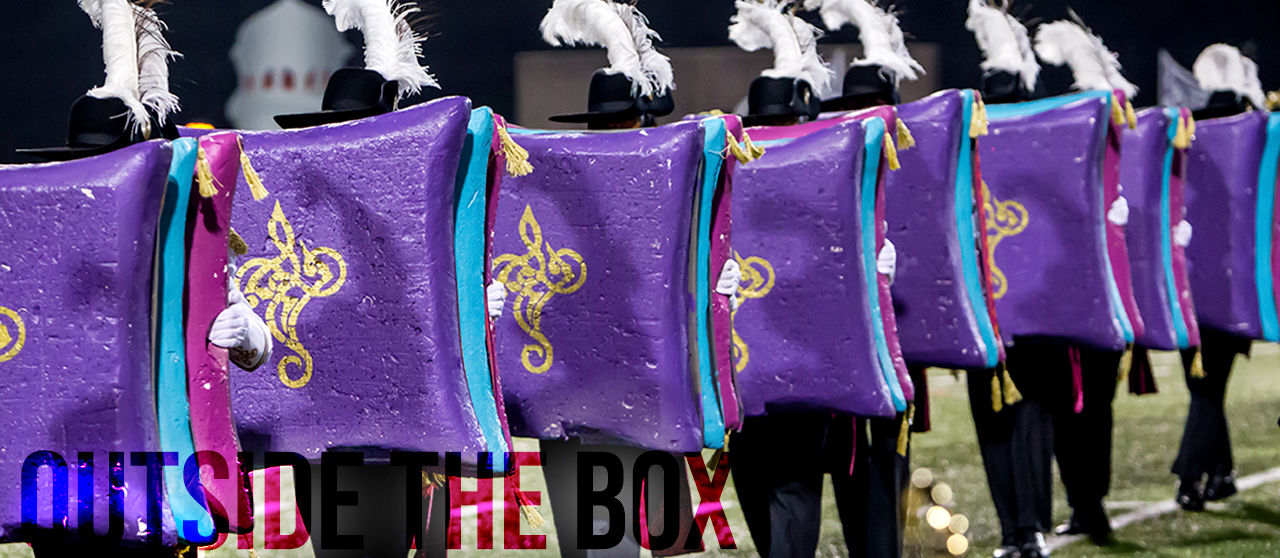 Outside the box props marching band winterguard marching arts