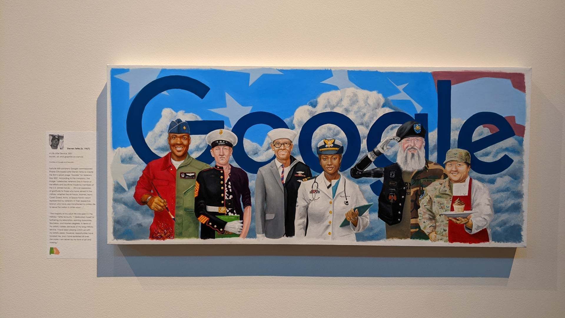 'I want them to be seen as one': Alabama artist designed Google Veterans Day Doodle