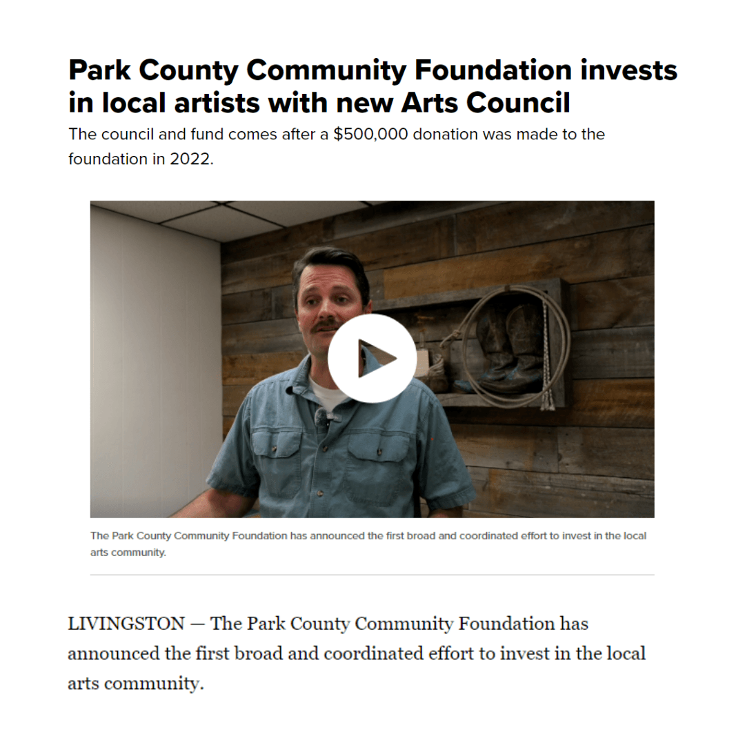 Park County Community Foundation invests in local artists with new Arts Council