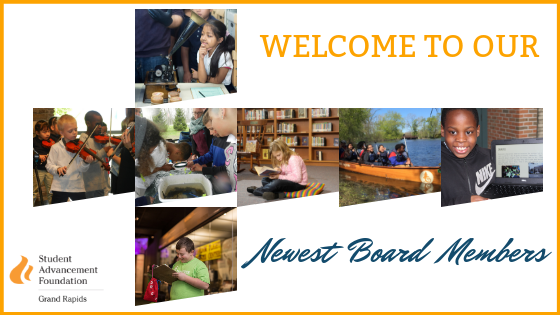 JOIN US IN WELCOMING OUR NEWEST BOARD MEMBERS