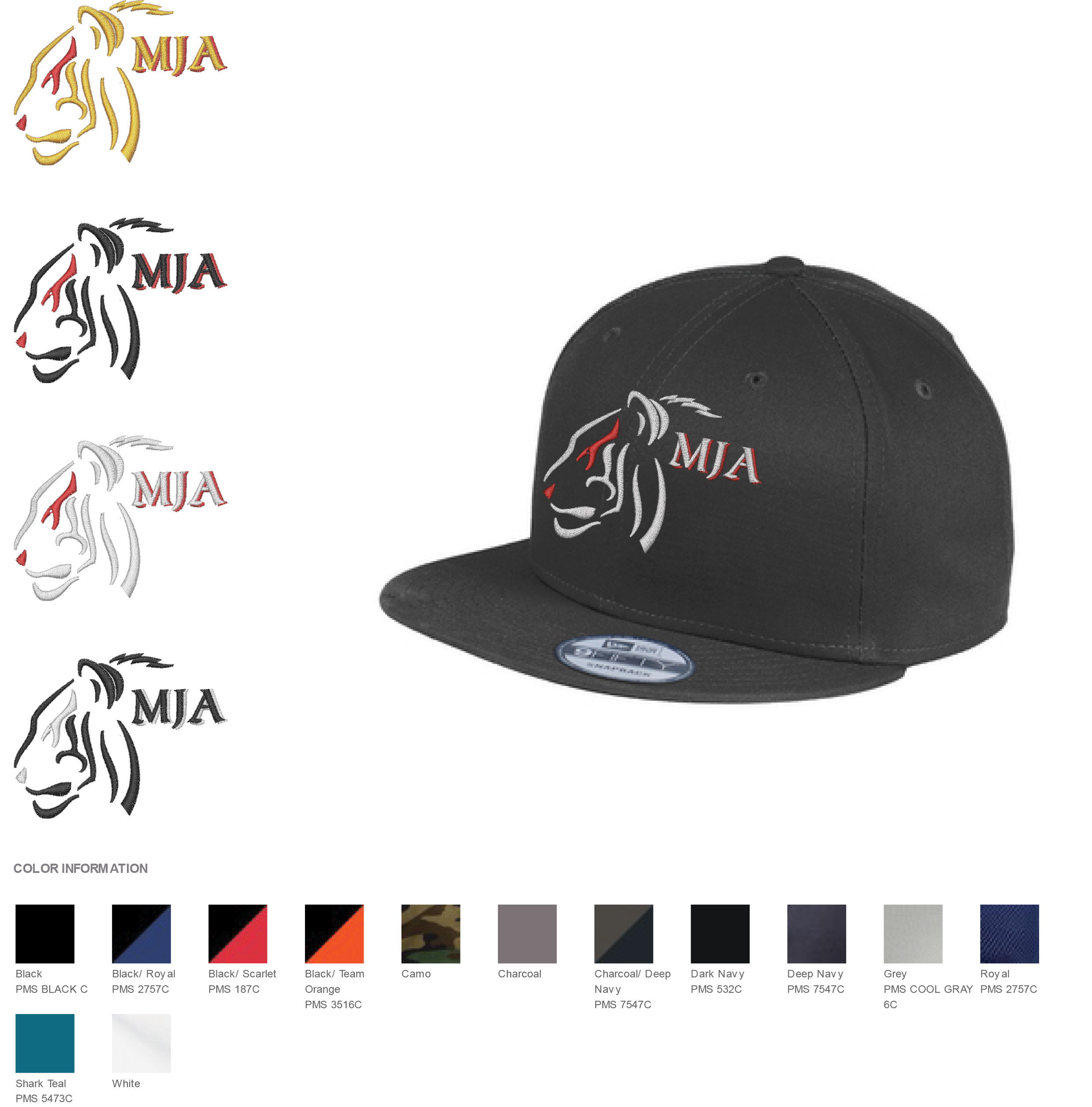 New Era® Flat Bill Snapback Cap