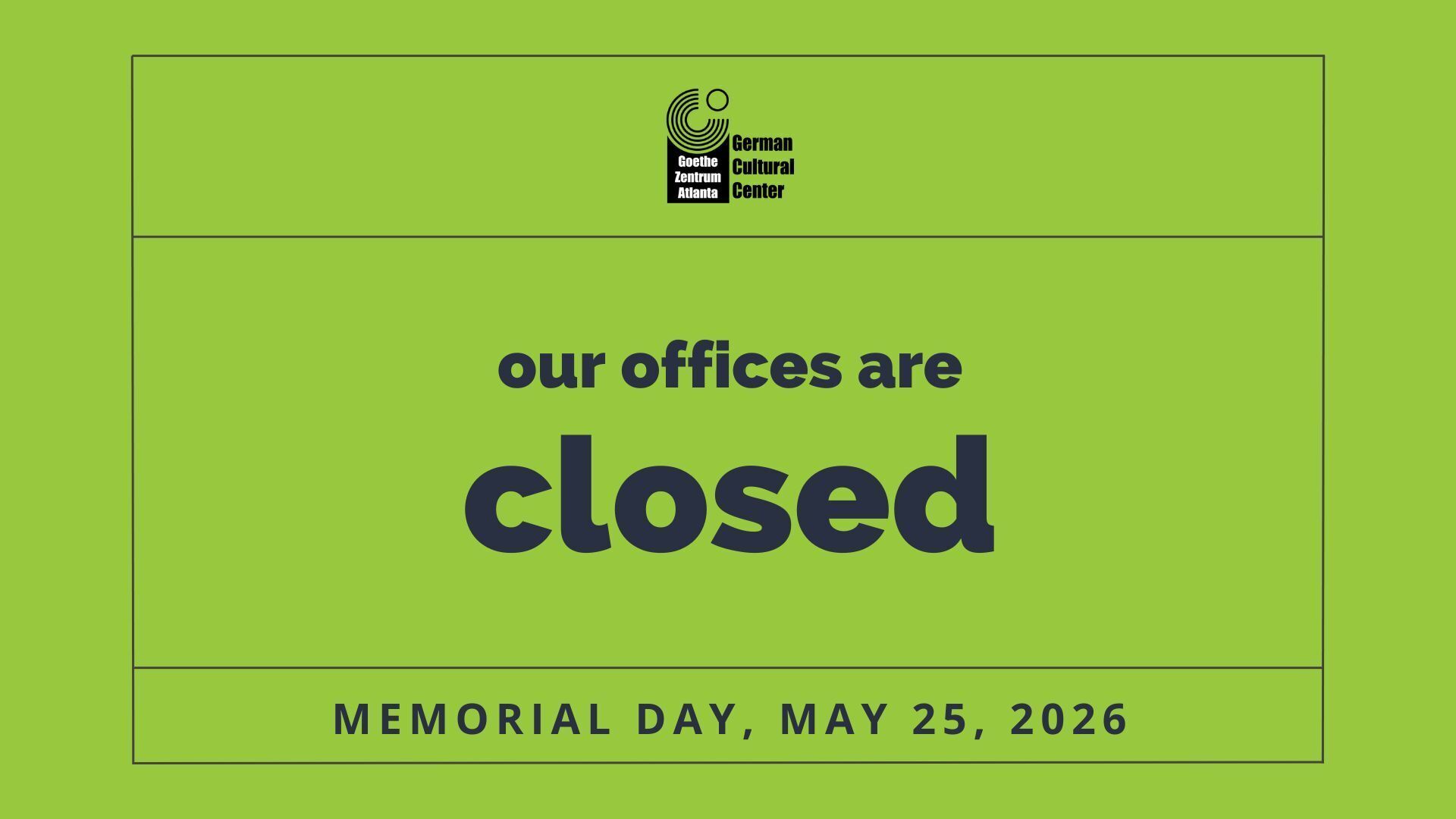 HOLIDAY Office Hours -