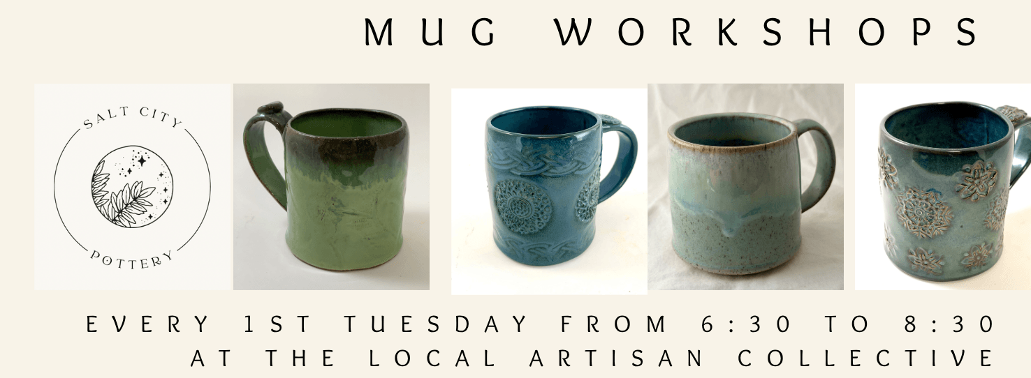 Mug Workshop, 5/5/2026 6:30-8:30pm (Taught by Jordan, Classroom, $55)