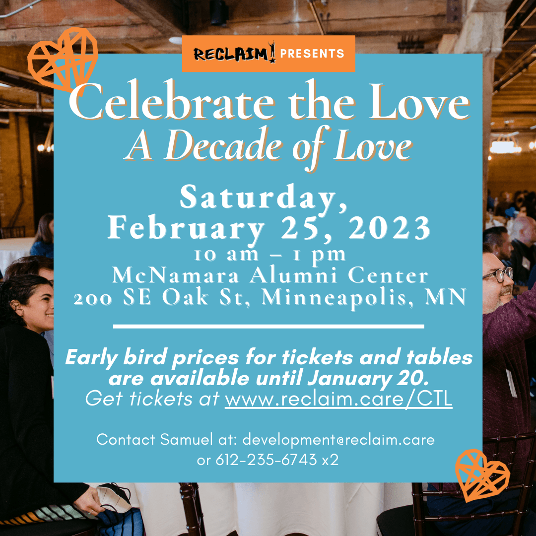 Celebrate the Love: Early bird tickets until January 20