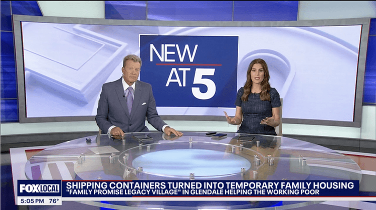 Container housing village in Glendale works to get families back on their feet | FOX 10 Phoenix