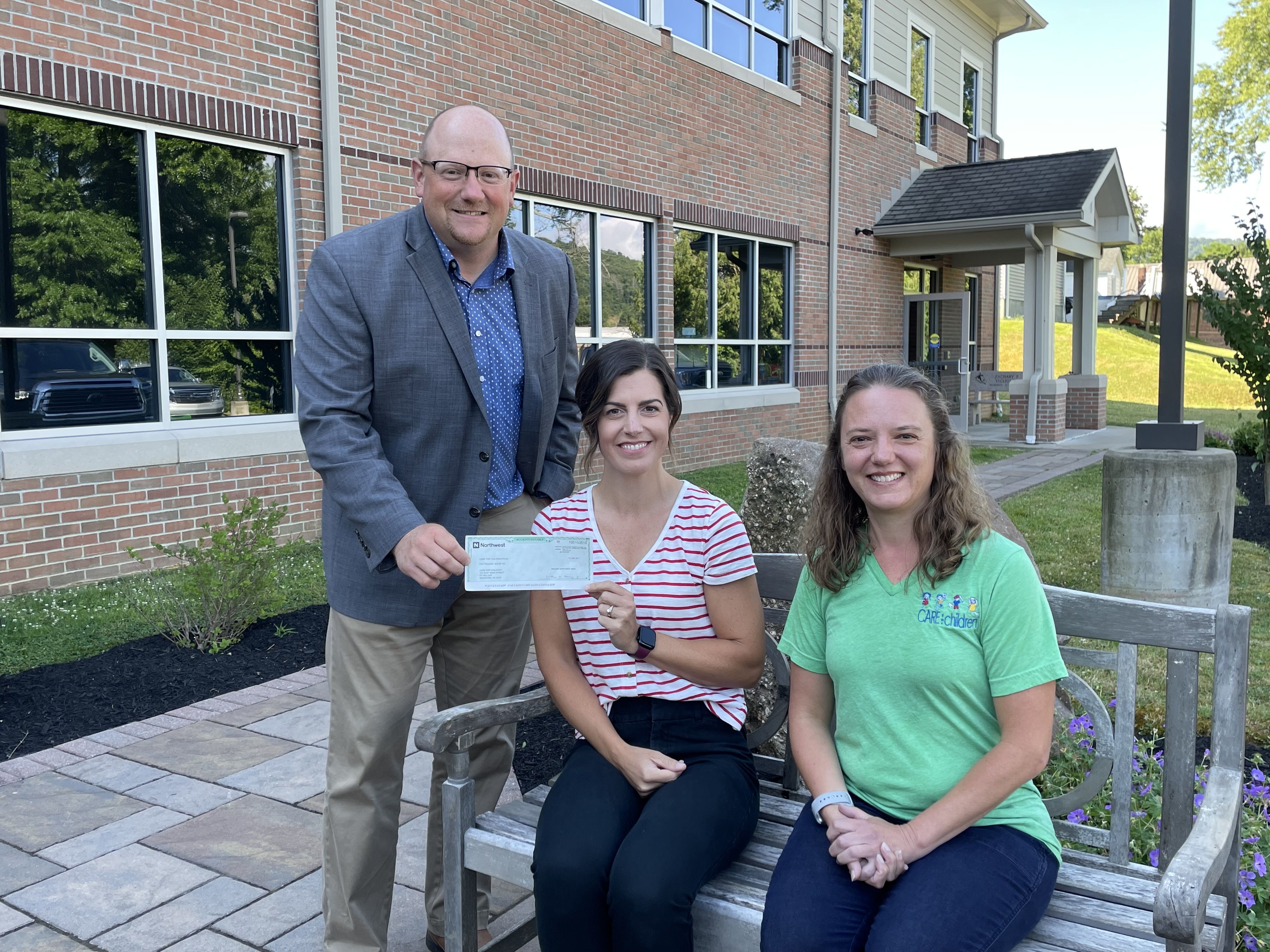 Northwest Bank Donates to Preschool Scholarship Fund at CARE for Children